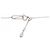 Autre Marque Collana di Diamanti PT900 PT850 Argento - vista 5