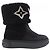 Louis Vuitton Snowdrop Shearling-Stiefel Schwarz