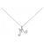 Autre Marque Collana con Diamanti Ponte Vecchio Au750 Argento