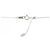 Autre Marque Collana di Diamanti Pt900 Pt850 Argento - vista 5