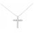Tiffany & Co Collana Tiffany Large Cross in platino Argento