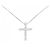 Autre Marque Collana con Diamanti Pt900/Pt850 Argento