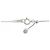 Autre Marque Collana con Diamanti Pt900/Pt850 Argento - vista 5