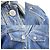 Chaqueta de denim y algodón Monogram Louis Vuitton Azul - vista 5
