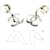 Orecchini Chanel Coco Mark Argento Metallo