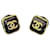 Chanel Coco Mark Eckige Ohrringe Golden  - Ansicht 1