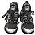Sneakers chunky in pelle nera e argento Louis Vuitton Nero