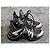 Sneakers chunky in pelle nera e argento Louis Vuitton Nero - vista 2