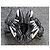 Sneakers chunky in pelle nera e argento Louis Vuitton Nero - vista 5