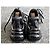 Sneakers chunky in pelle nera e argento Louis Vuitton Nero - vista 6