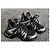 Sneakers chunky in pelle nera e argento Louis Vuitton Nero - vista 8