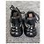 Sneakers chunky in pelle nera e argento Louis Vuitton Nero - vista 9