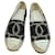 Espadrilles Chanel Nero Bianco  - vista 1
