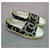 Espadrilles Chanel Nero Bianco  - vista 3