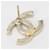 Orecchini Chanel Gold Stud con strass D'oro - vista 2