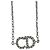 Bracciale charm con motivo logo CD Christian Dior Argento - vista 4