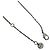 Bracciale charm con motivo logo CD Christian Dior Argento - vista 5