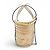 Borsa cesta Loewe in pelle bianca Anagram Bianco - vista 4
