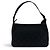 Pochette con zip Gucci Vintage GG Canvas Pelle Logo Patch Nero - vista 2