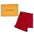 Sciarpa Louis Vuitton Ruby Monogram con frange Rosso - vista 2