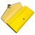 Fendi 8M0251 FF Diamond Continental Leather Long Wallet Giallo - vista 5