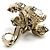 Orecchini a clip placcati in oro Chanel D'oro - vista 4
