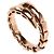 Bulgari Anello Serpenti Viper in oro rosa 18K di Bvlgari - vista 2