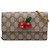 Gucci Beige Mini GG Supreme Cherry Crossbody
