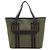 Tote Hermès Green Toile Militaire e Clemence Verde Verde oliva