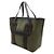 Tote Hermès Green Toile Militaire e Clemence Verde Verde oliva - vista 2