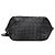 Pochette Intrecciomirage in nylon nero Bottega Veneta - vista 3