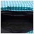 Borsa a tracolla Fendi Blue Joshua Vides Mini Nylon Gingham Convertible Baguette - vista 4