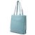 Borsa satchel Miu Miu in pelle di capra blu con logo Madras in rilievo - vista 2