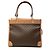 Céline Celine Tote aus beschichtetem Canvas Macadam Braun