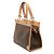 Céline Celine Tote aus beschichtetem Canvas Macadam Braun - Ansicht 2