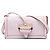 Portafoglio LOEWE Barcelona in pelle di vitello granulata rosa con tracolla