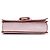 Portafoglio LOEWE Barcelona in pelle di vitello granulata rosa con tracolla - vista 3