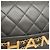Chanel Black Medium Quilted Lambskin Logo Enchained Flap Nero - vista 10