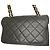 Chanel Black Medium Quilted Lambskin Logo Enchained Flap Nero - vista 20
