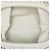 Bottega Veneta White Lambskin The Mini Pouch Crossbody Bianco Bianco sporco - vista 4