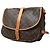 Louis Vuitton Marrone Monogram Saumur 35 - vista 2