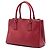 Sac à main Prada Red Medium Saffiano Lux Galleria Double Zip Rouge - vue 2