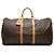 Louis Vuitton Marrone Monogram Keepall Bandouliere 55