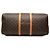 Louis Vuitton Marrone Monogram Keepall Bandouliere 55 - vista 3