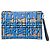 Pochette con zip Burberry Beige House Check Canvas Graffiti