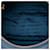 Pochette Prada Blue Vitello Daino - vista 4