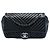 Chanel Black Small Lambskin CC Crossing Flap Nero