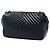 Chanel Black Small Lambskin CC Crossing Flap Nero - vista 2