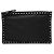 Pochette Valentino in nylon nero con Rockstud