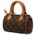 Louis Vuitton Marrone Monogram Nano Speedy Bandouliere - vista 2